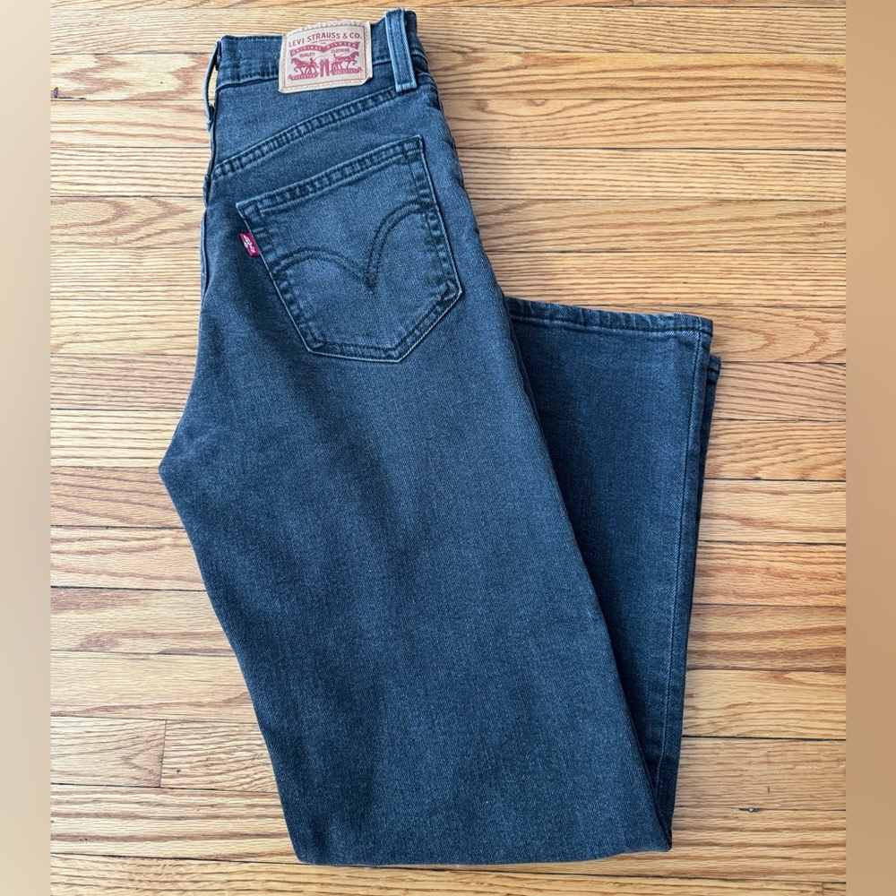 Levi’s Ribcage Jeans, Black, Size 24